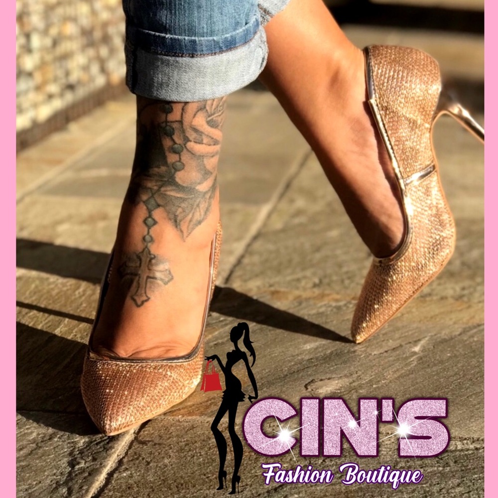 Rose Gold Pumps